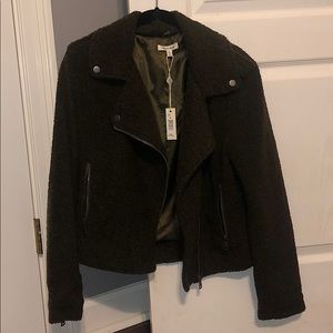 Women's Moto Jacket Faux Shearling